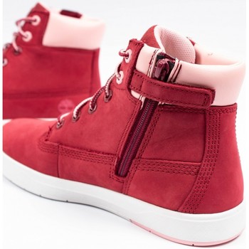 Timberland Davis square 6 in side zip Rouge