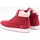 Chaussures Fille Baskets montantes Timberland Davis square 6 in side zip Rouge