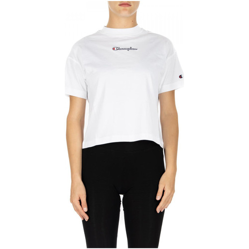 T-shirts & Polos Champion CREWNECK T-SHIRT ww001-wht - Vêtements T-shirts & Polos Femme 35 
