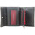 Sacs Femme Porte-monnaie Fuchsia Porte monnaie cuir grainé  F6177- Noir Multicolore