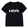 Vêtements Garçon T-shirts manches courtes Levi's GRAPHIC TEE Noir