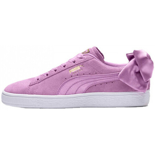 Chaussures Femme Baskets basses Puma SUEDE BOW Rose