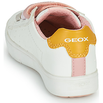 Chaussures Geox SILENEX GIRL Blanc / Rose / Beige - Livraison Gratuite 