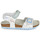 Chaussures Fille Sandales et Nu-pieds Geox ADRIEL GIRL Blanc / Bleu