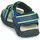Chaussures Garçon Sandales sport Geox JR SANDAL JENNY STRADA Bleu / Vert