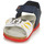 Chaussures Garçon Sandales et Nu-pieds Geox SANDAL CHALKI BOY Marine / Blanc
