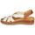 Chaussures Femme Sandales et Nu-pieds Pikolinos CADAQUES W8K Blanc / Marron