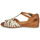 Chaussures Femme se mesure au creux de la taille à lendroit le plus mince TALAVERA W3D Blanc / Marron
