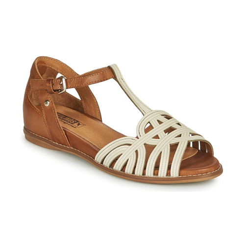 Pikolinos TALAVERA W3D Blanc / Marron - Chaussures Sandale Femme 110,00 €