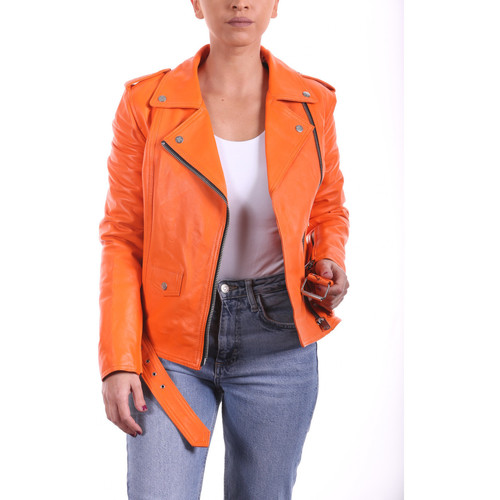 Vêtements Vestes en cuir / synthétiques Ladc Diane Orange Orange