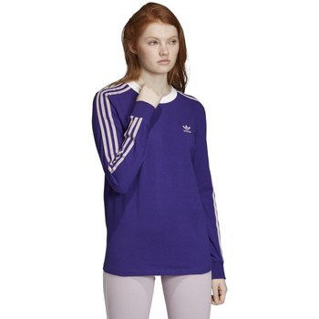 Vêtements Femme T-shirts & Polos adidas Botas Originals 3 Str Ls Tee Violet