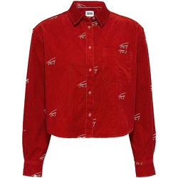 Vêtements Femme Chemises / Chemisiers Tommy Jeans Chemise femme  ref_50846 Rouge Rouge