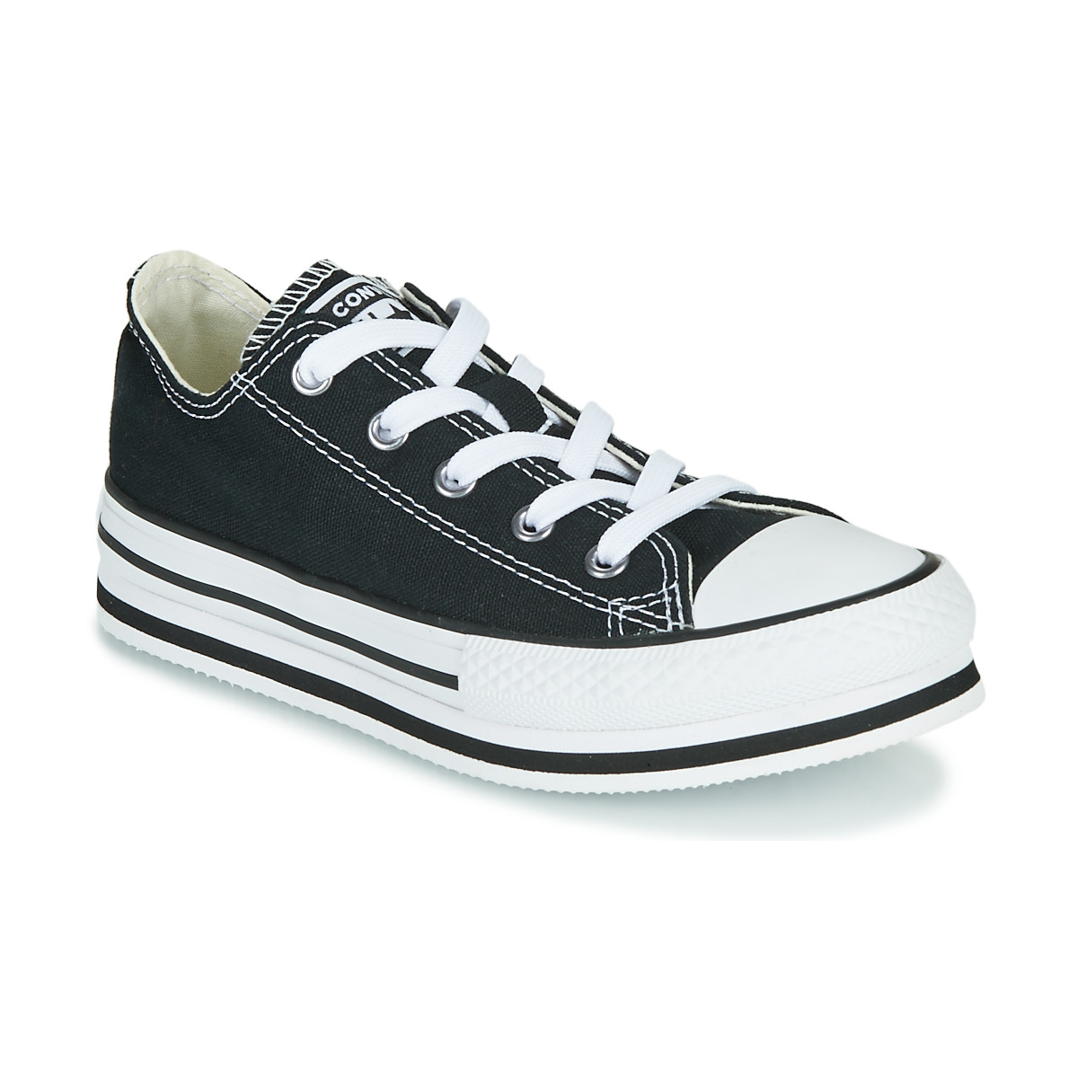 Chaussures Fille Baskets basses Converse CHUCK TAYLOR ALL STAR EVA LIFT EVERYDAY EASE OX Noir