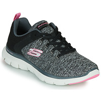 Chaussures Femme Fitness / Training Skechers FLEX APPEAL 4.0 Gris / Rose