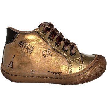 Chaussures Fille Bottines Stones and Bones Wala Gold choco