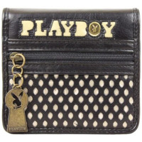 Sacs Femme Sacs porté main Playboy Porte monnaie plat  PA2416 Noir / Doré Multicolor