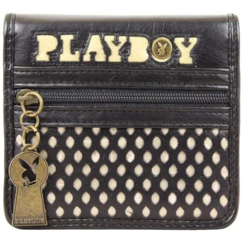 Sacs Femme Sacs porté main Playboy Porte monnaie plat  PA2416 Noir / Doré Multicolore