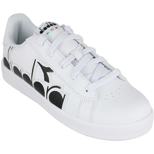 Chaussures Enfant Baskets mode tape Diadora 101.176274 01 C0351 White/Black Noir