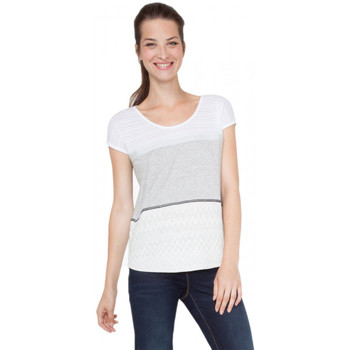 Vêtements Femme T-shirts & Polos Desigual Tee-Shirt Mire Blanc 74T25H9 Blanc