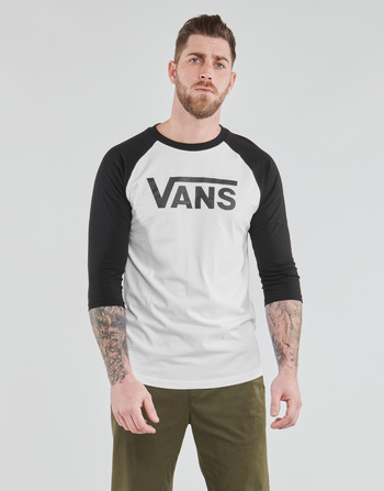 Vêtements Homme T-shirts manches longues Vans VANS CLASSIC RAGLAN Blanc / Noir