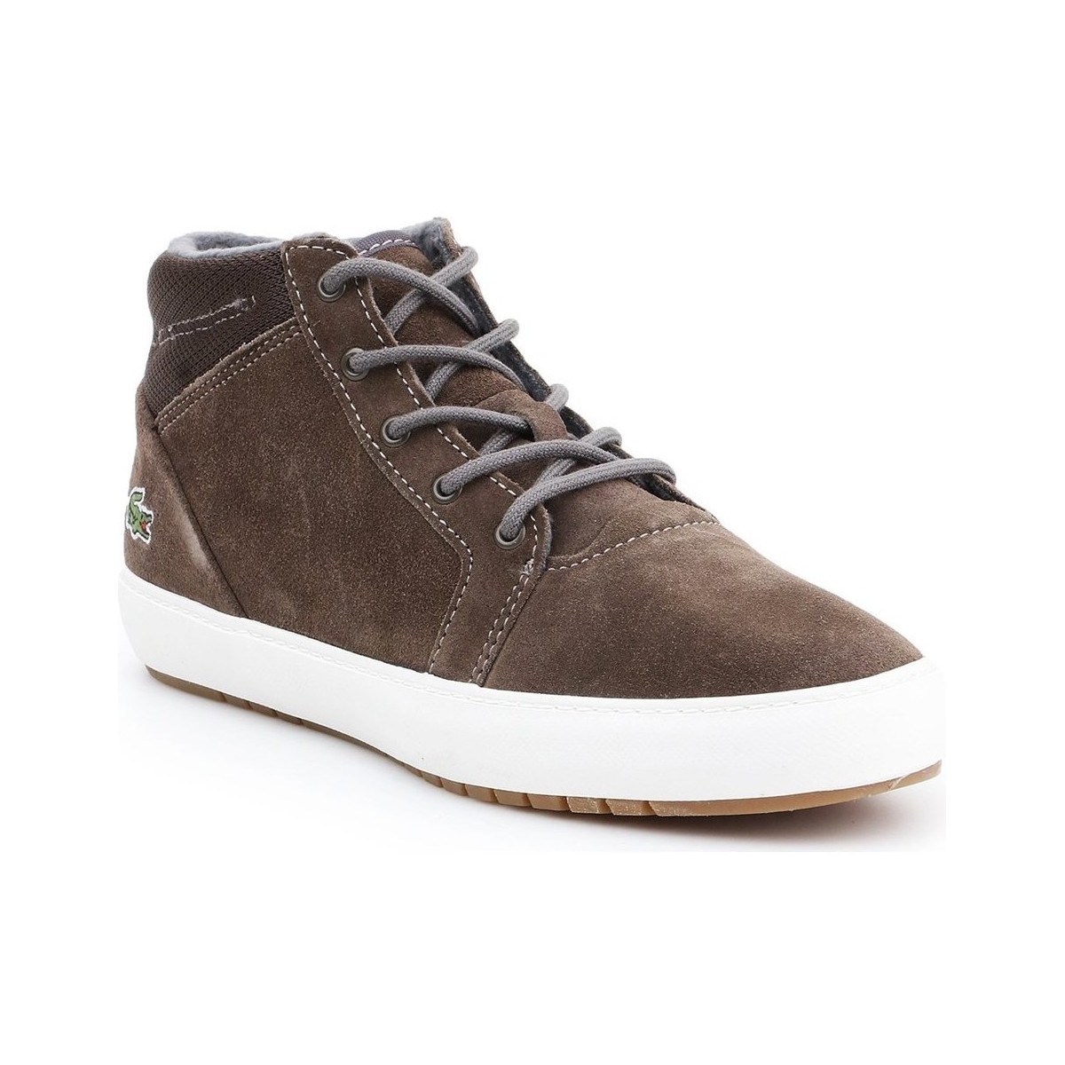 Chaussures Femme Boots Lacoste Ampthill Chukka 417 1 Caw Marron