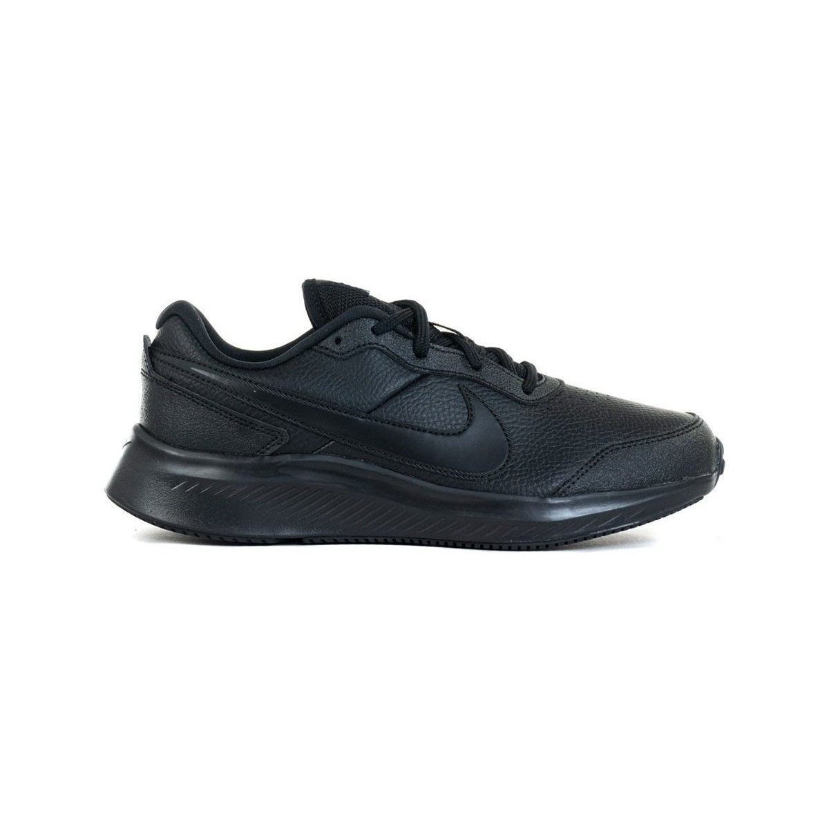 Chaussures Enfant Baskets basses Nike Varsity Leather GS Noir