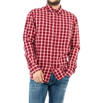 Vêtements Homme Chemises manches longues Aigle newtroncais  signature ch rouge
