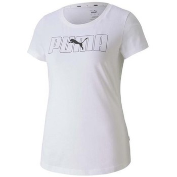 Vêtements Femme T-shirts manches courtes Puma Rebel Graphic Tee Blanc