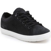 Chaussures Femme Baskets basses Lacoste Straightset Insulate Noir