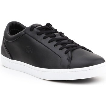 Chaussures Homme Baskets basses Lacoste Straightset Noir