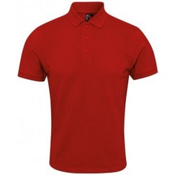 Vêtements Homme Polos manches courtes Premier PR630 Rouge