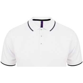 Vêtements Homme T-shirts & Polos Henbury HiCool Tipped Blanc