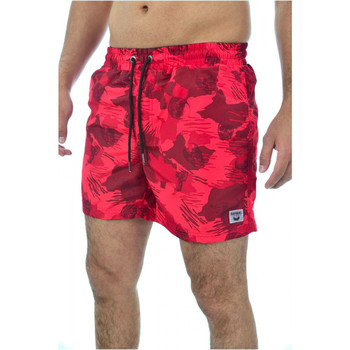 Vêtements Homme Maillots / Shorts de bain Kaporal Short De Bain Homme RULL Rouge Camouflage Rouge