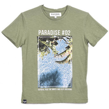 Vêtements Garçon T-shirts manches courtes Kaporal T-shirt Garçon Radiz Oasis Vert
