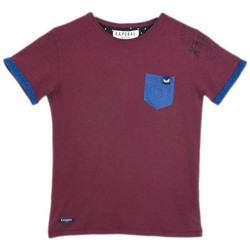 Vêtements Enfant par courrier électronique : à Kaporal T-Shirt garçon Merip Grape Bordeaux Violet