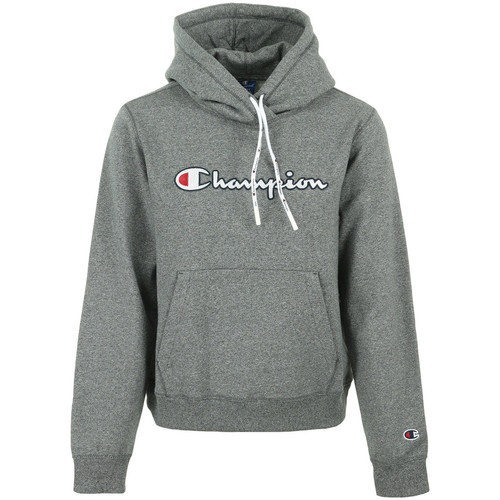 Sweats Champion Hooded Sweatshirt Wn's gris - Vêtements Sweats Femme 47 