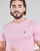 Vêtements Homme T-shirts manches courtes Polo Ralph Lauren T-SHIRT AJUSTE EN COTON Rose