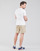Vêtements Homme T-shirts manches courtes Polo Ralph Lauren T-SHIRT AJUSTE COL ROND EN PIMA COTON Blanc