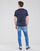 Vêtements Homme T-shirts manches courtes Polo Ralph Lauren T-SHIRT AJUSTE EN PIMA COTON Bleu