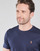 Vêtements Homme T-shirts manches courtes Polo Ralph Lauren T-SHIRT AJUSTE COL ROND EN PIMA COTON Bleu