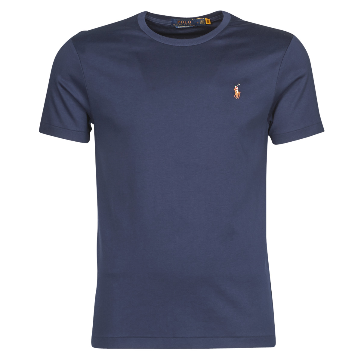 Vêtements Homme T-shirts manches courtes Boss Silver Polo Logo T-SHIRT AJUSTE EN PIMA COTON Bleu