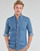 Vêtements Homme Chemises manches longues Polo Ralph Lauren CHEMISE CINTREE SLIM FIT EN JEAN DENIM BOUTONNE Bleu