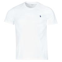 Vêtements Homme T-shirts manches courtes Polo Ralph Lauren T-SHIRT AJUSTE COL ROND EN COTON Blanc
