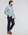 Vêtements Homme Chemises manches longues Polo Ralph Lauren CHEMISE AJUSTEE EN CHAMBRAY DENIM COL BOUTONNE Bleu