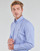 Vêtements Homme Chemises manches longues Polo Ralph Lauren CHEMISE AJUSTEE EN POPLINE DE COTON COL BOUTONNE Bleu / Blanc