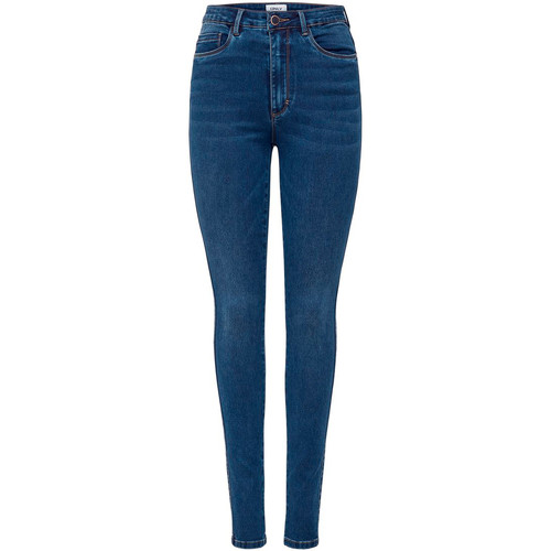 Vêtements Femme Jeans skinny Only 15181725 Bleu