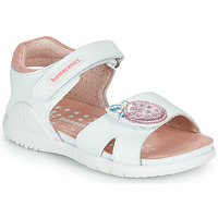 Chaussures Fille Sandales et Nu-pieds Biomecanics 212163 Blanc / Rose