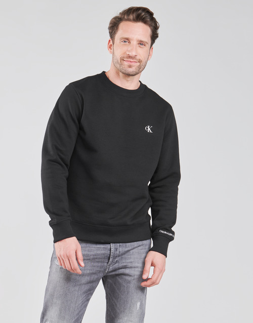 Vêtements Homme Sweats Calvin Klein Jeans CK ESSENTIAL REG CN Noir