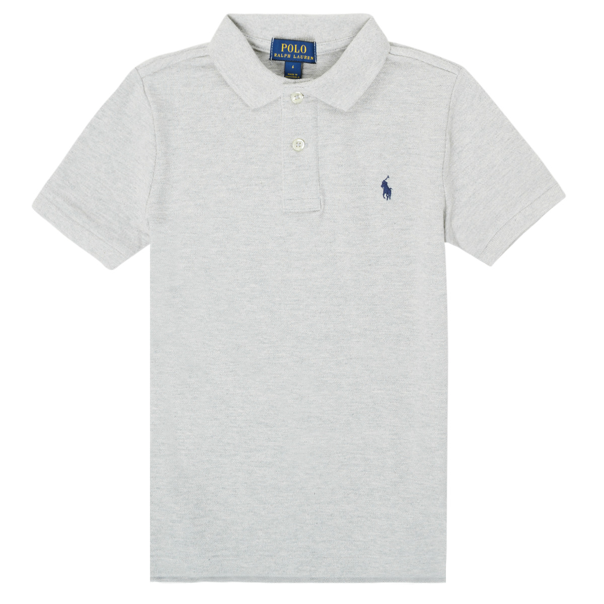 Vêtements Garçon Polos manches courtes Polo T-shirt Ralph Lauren MENCHI Gris