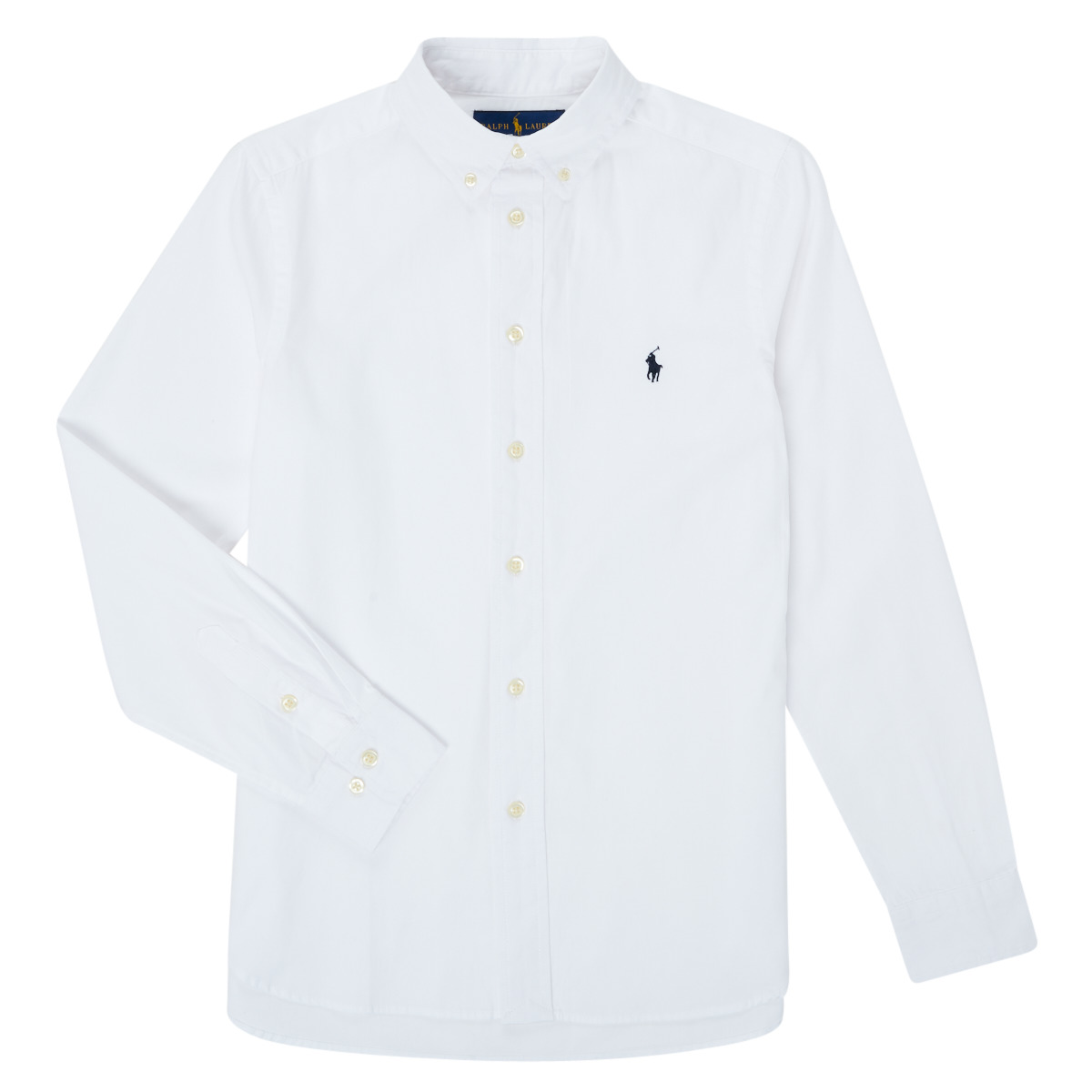 Vêtements Enfant Chemises manches longues Polo Ralph Lauren TOUNIA Blanc